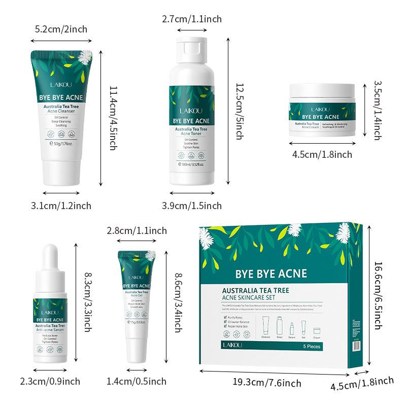 Facial Care Suit Facial Cleanser Cream Lotion Gel