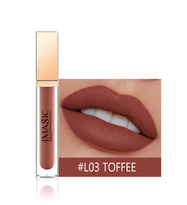Color Lip Glaze Set Box Color Matte Velvet Long Lasting Matte