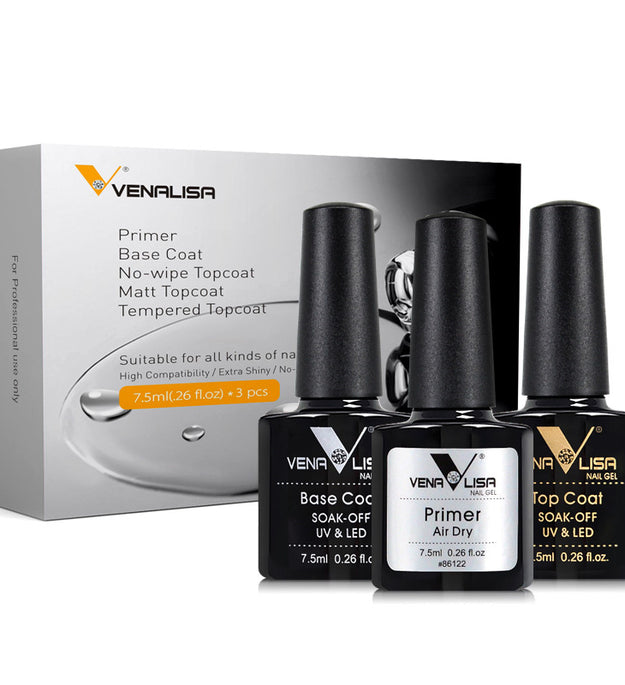 Nail Polish Set Anastomosing Agent Rubber Base Rubber Tempered Matte